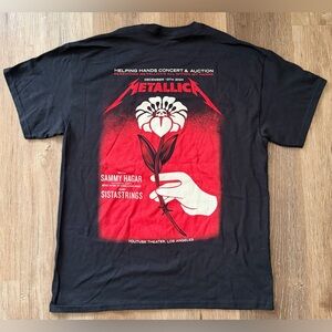 Metallica 2024 Helping Hands Concert T-Shirt   From YouTube Theater Size L NEW
